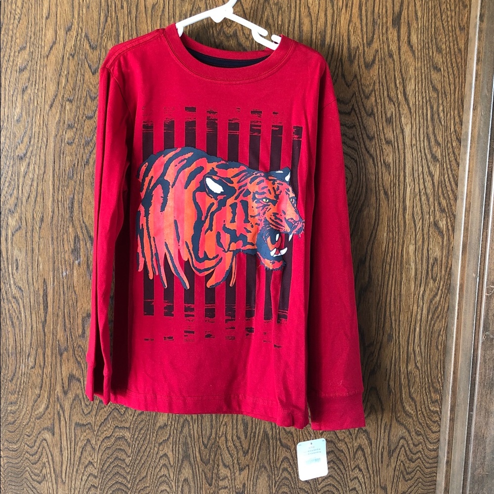 Gymboree Red and Black Long Sleeve Shirt